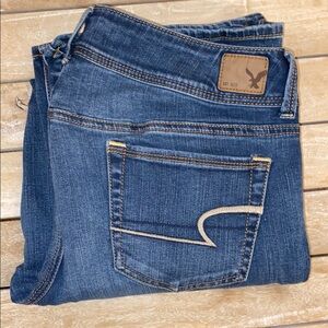 American Eagle Flared Blue Jeans